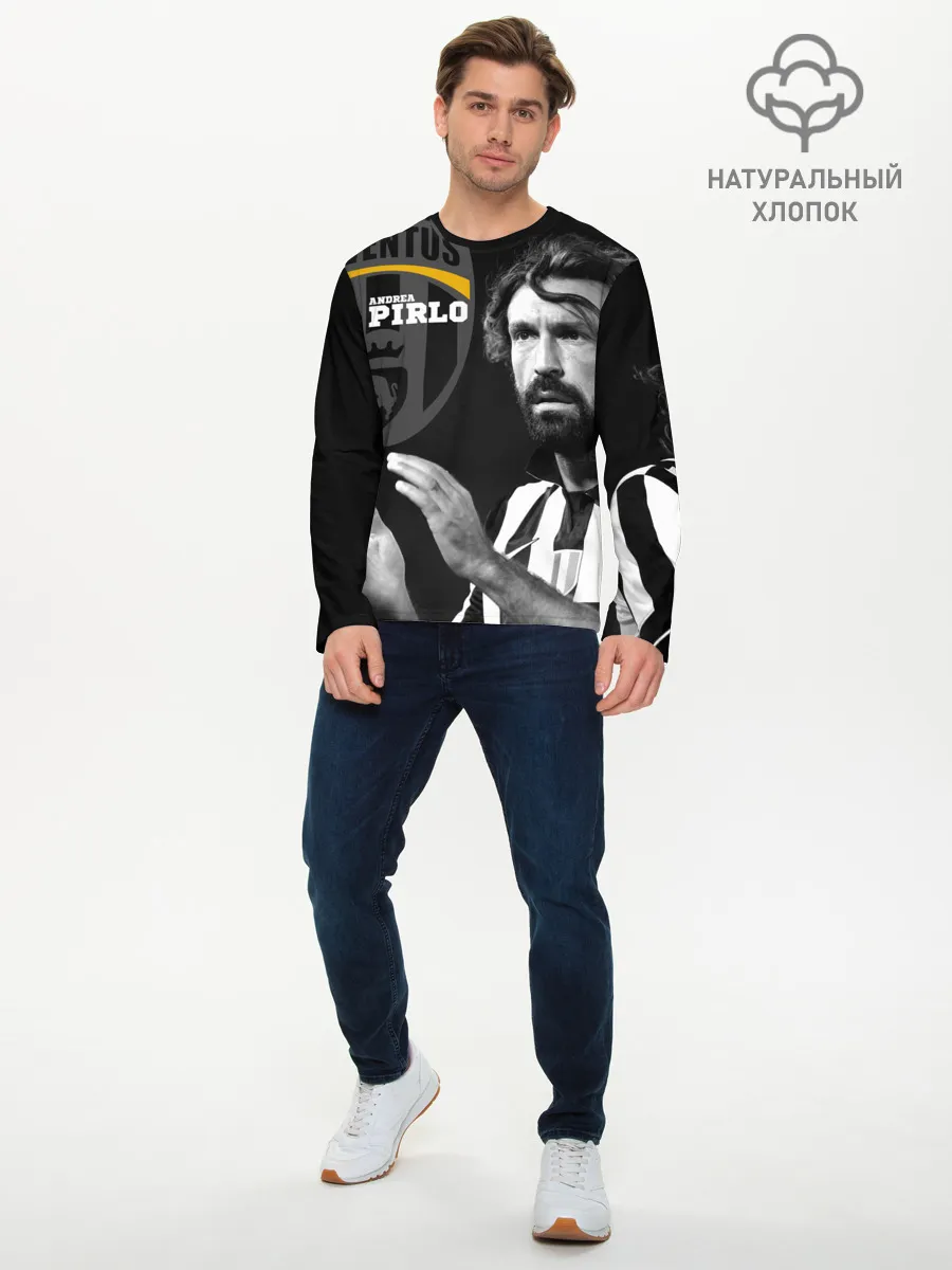 Мужской лонгслив базовый / Андреа Пирло