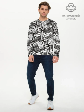 Мужской лонгслив базовый / BASTARD!