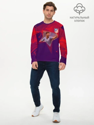 Мужской лонгслив базовый / Луис Суарес