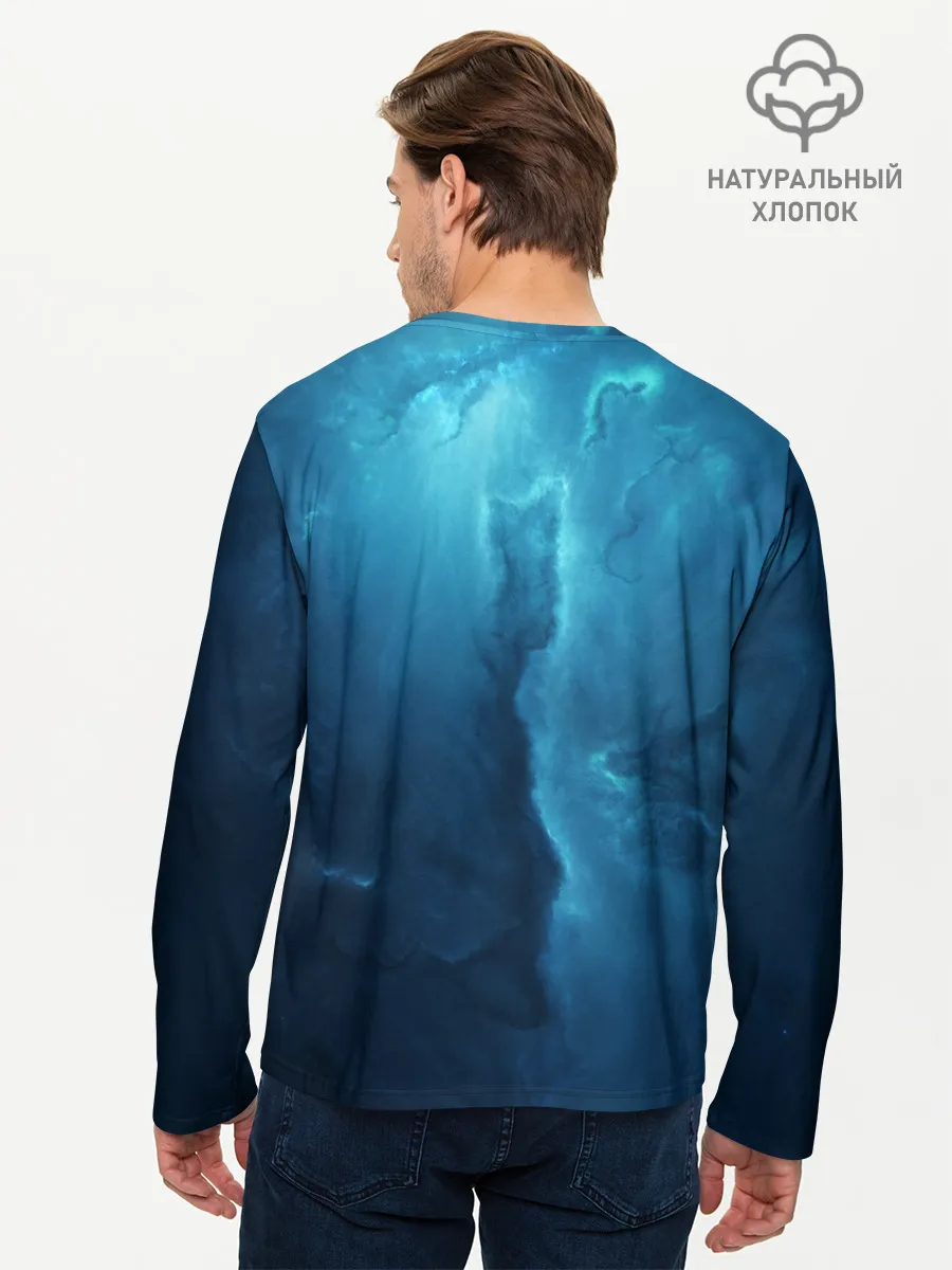 Мужской лонгслив базовый / ЗВЕЗДНЫЙ КИТ | STAR WHALE