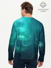 Мужской лонгслив базовый / Дно морское