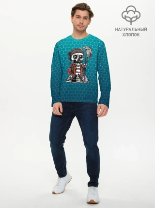 Мужской лонгслив базовый / Рыбак