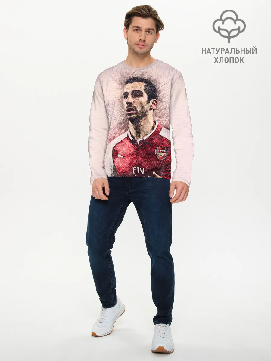 Мужской лонгслив базовый / Генрих Мхитарян