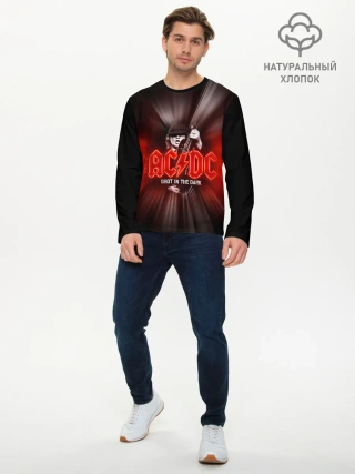 Мужской лонгслив базовый / AC/DC: Angus Young