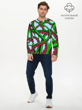 Мужской лонгслив базовый / Кракен / Kraken