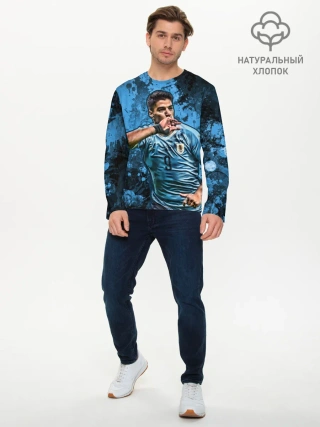 Мужской лонгслив базовый / Луис Альберто Суарес