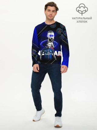 Мужской лонгслив базовый / НЕЙМАР / NEYMAR / ПСЖ