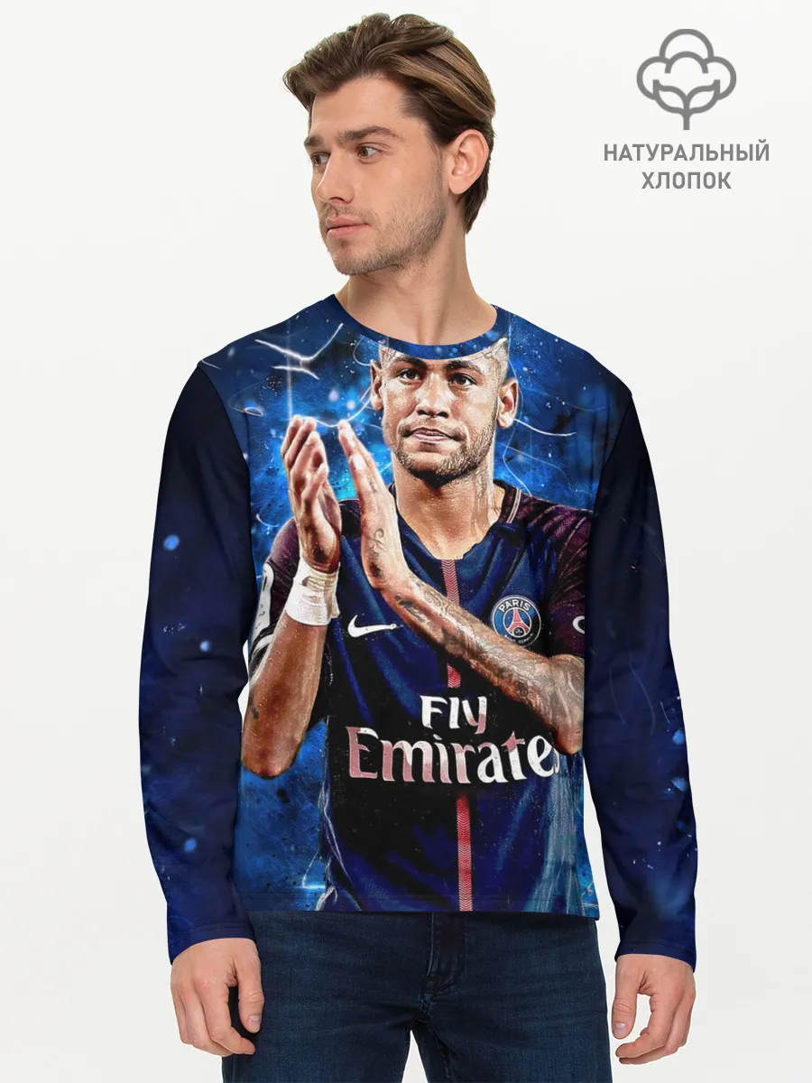 Мужской лонгслив базовый / Неймар младший