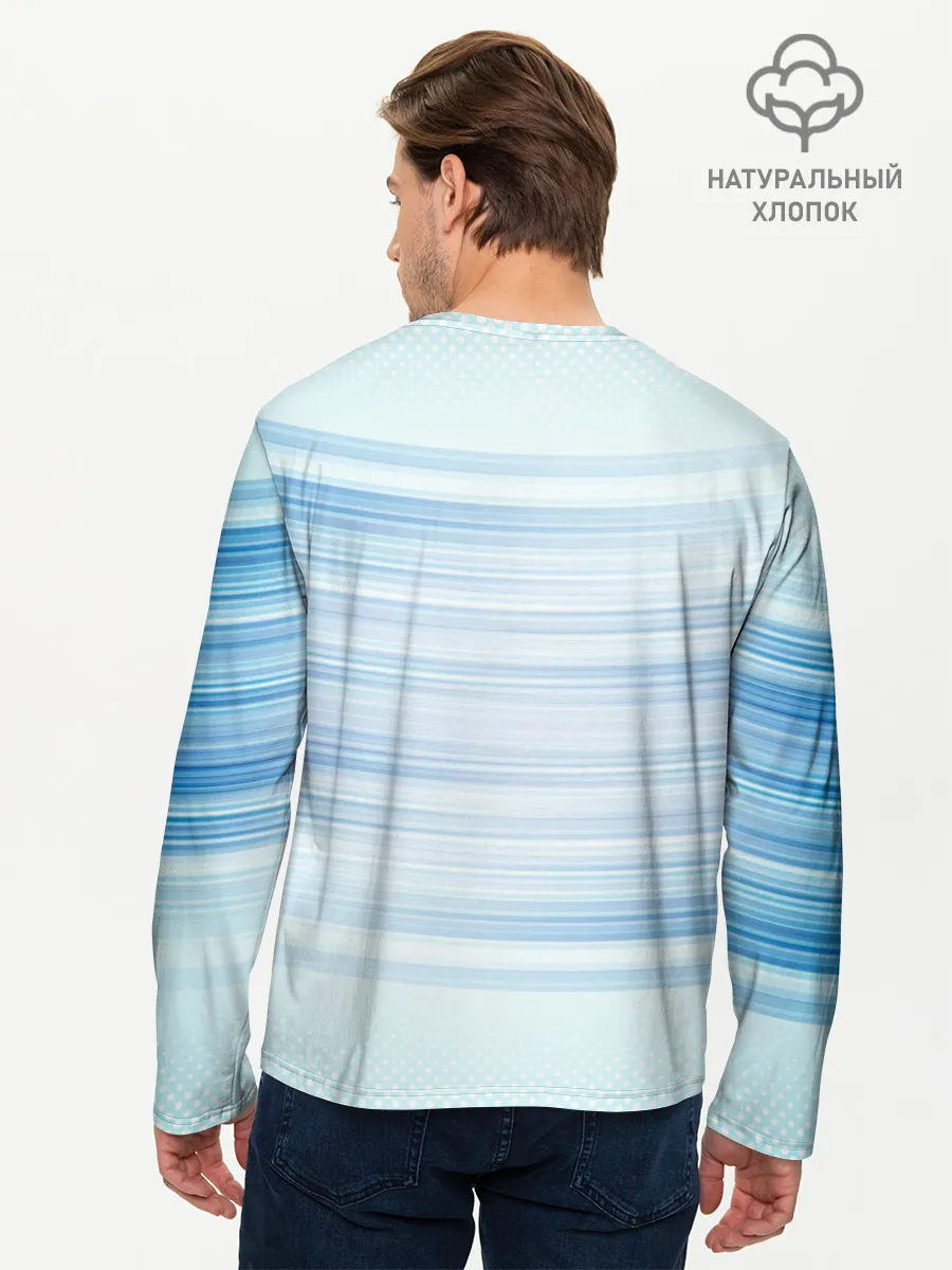 Мужской лонгслив базовый / Акула