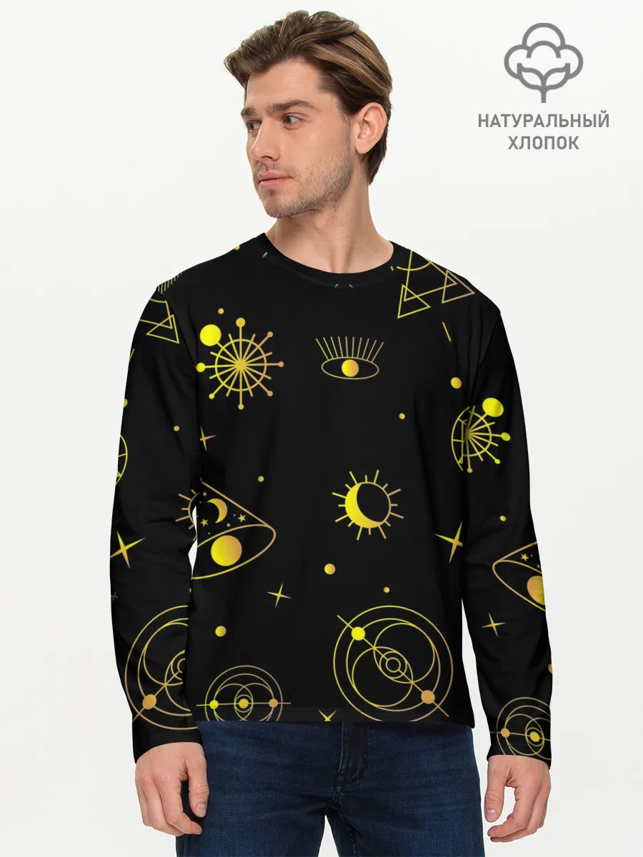 Мужской лонгслив базовый / Эзотерика