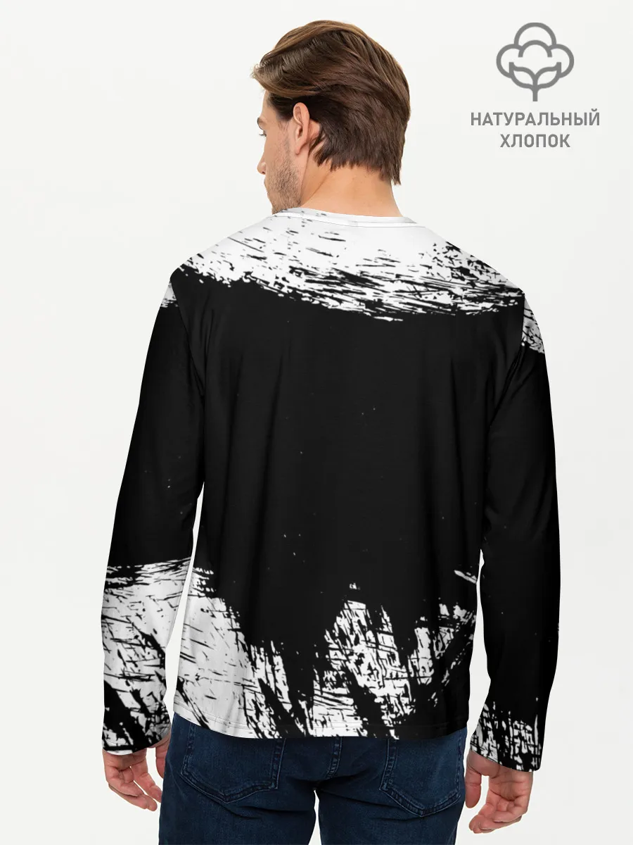Мужской лонгслив базовый / Черный Аста Чёрный клевер
