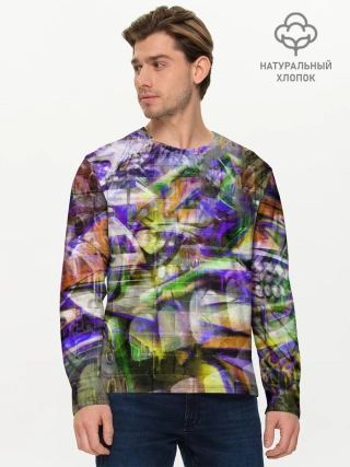 Мужской лонгслив базовый / Graffiti Art