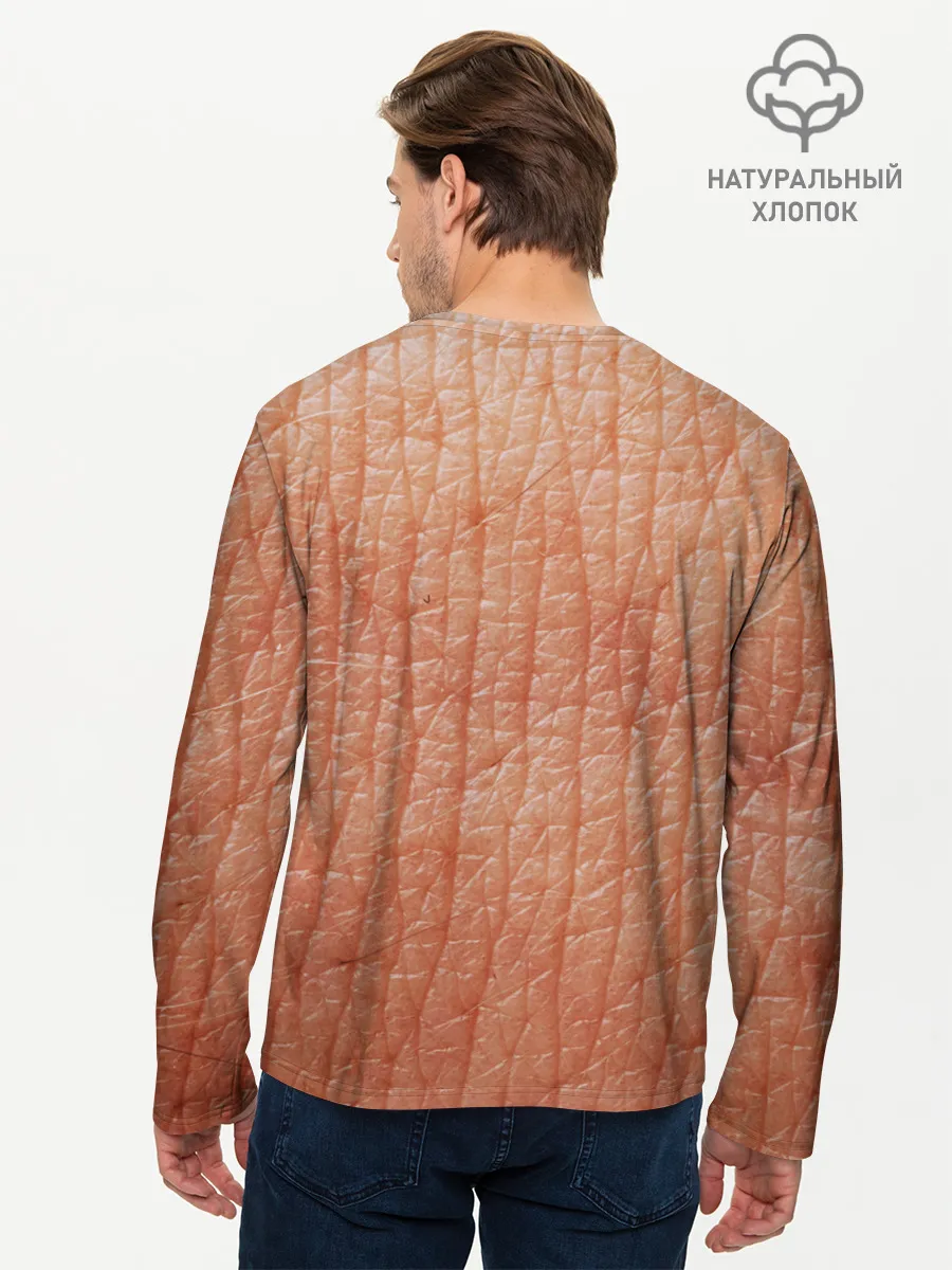 Мужской лонгслив базовый / Human Skin