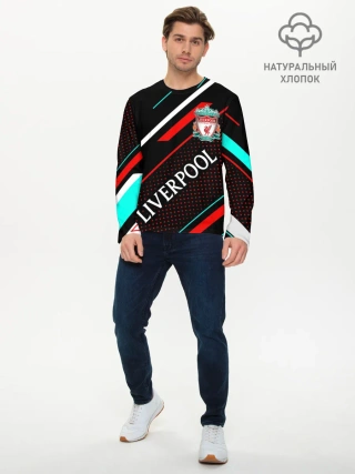 Мужской лонгслив базовый / LIVERPOOL / ЛИВЕРПУЛЬ / СПОРТ