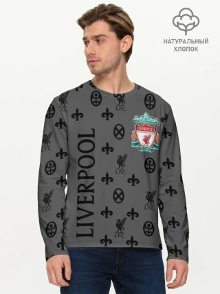 Мужской лонгслив базовый / LIVERPOOL / ЛИВЕРПУЛЬ / LV