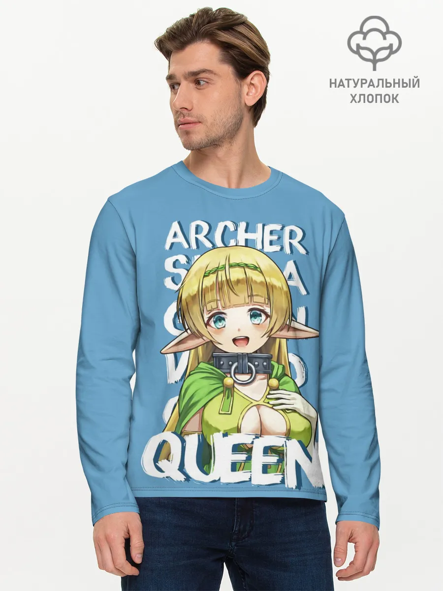 Мужской лонгслив базовый / Elf Queen