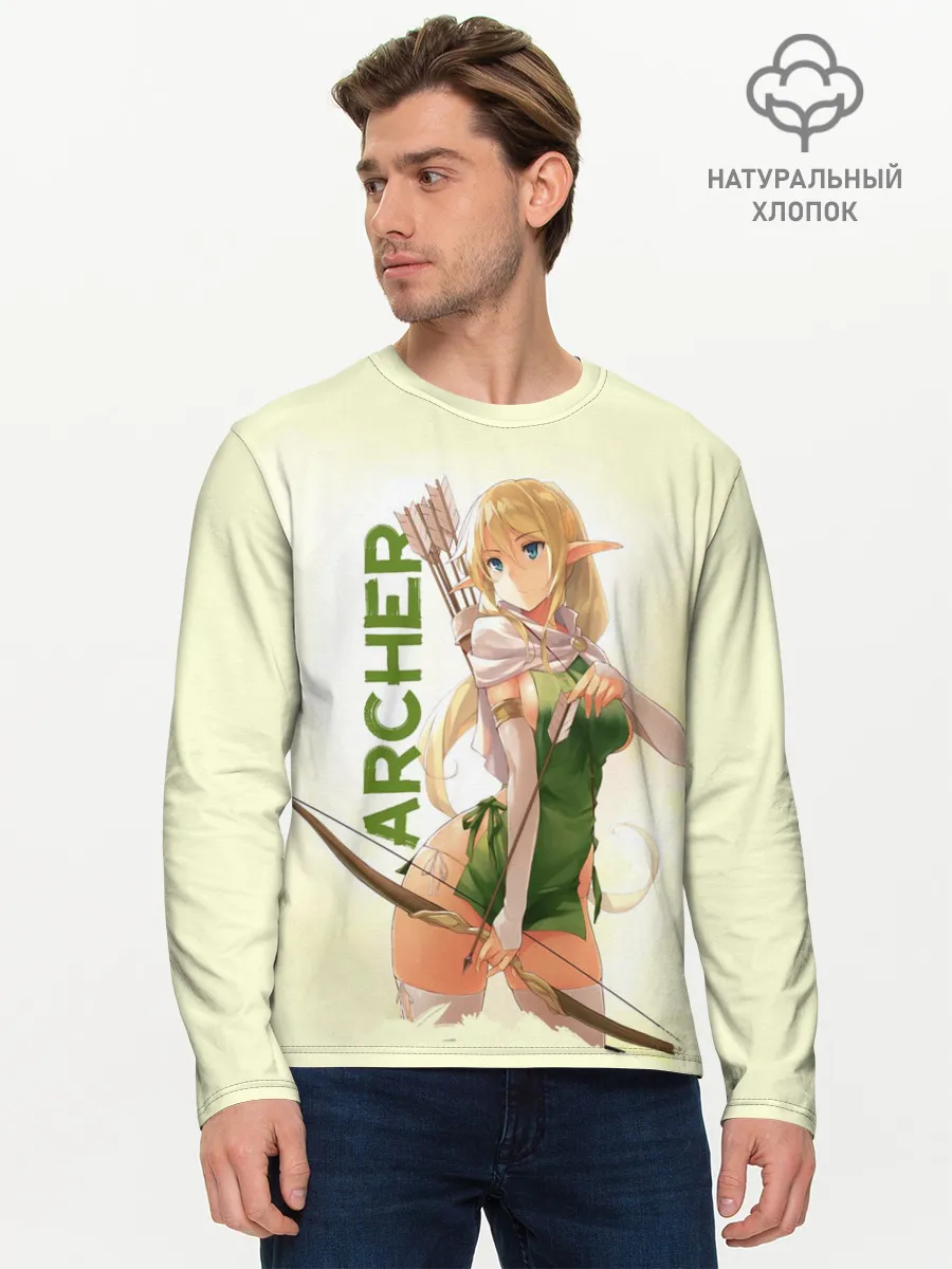 Мужской лонгслив базовый / Archer