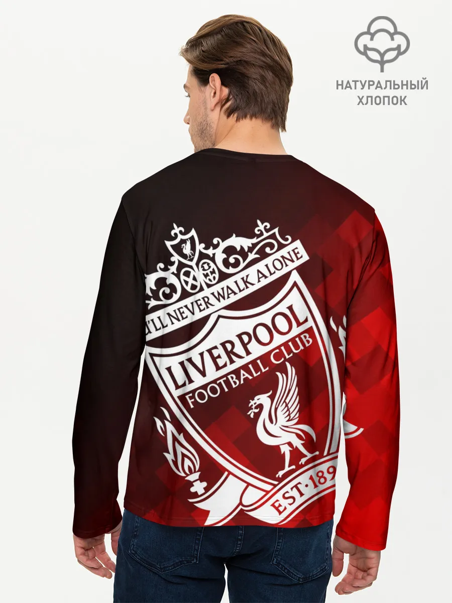 Мужской лонгслив базовый / LIVERPOOL / ЛИВЕРПУЛЬ