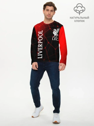 Мужской лонгслив базовый / LIVERPOOL / ЛИВЕРПУЛЬ / СПОРТ
