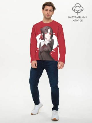 Мужской лонгслив базовый / Kaguya Love