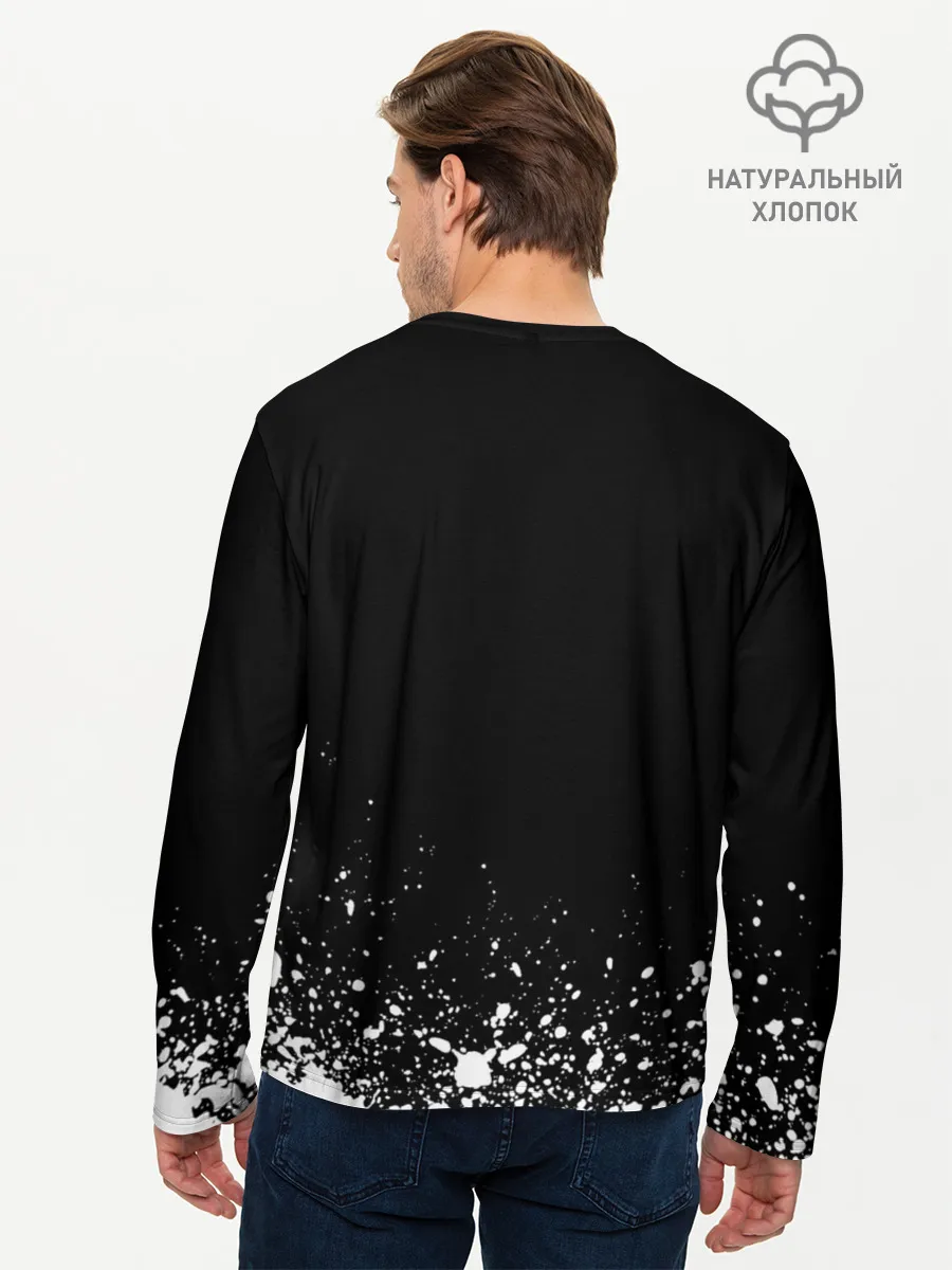 Мужской лонгслив базовый / War