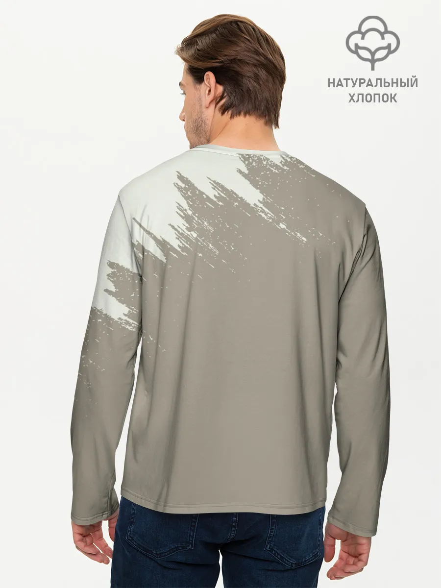 Мужской лонгслив базовый / Красивая русалка | Beautiful mermaid