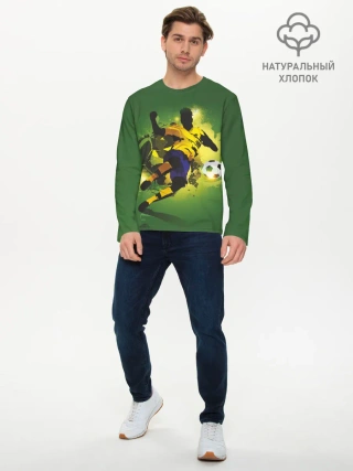 Мужской лонгслив базовый / Футбол