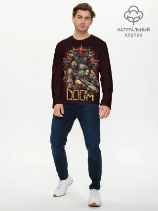 Мужской лонгслив базовый / DOOM