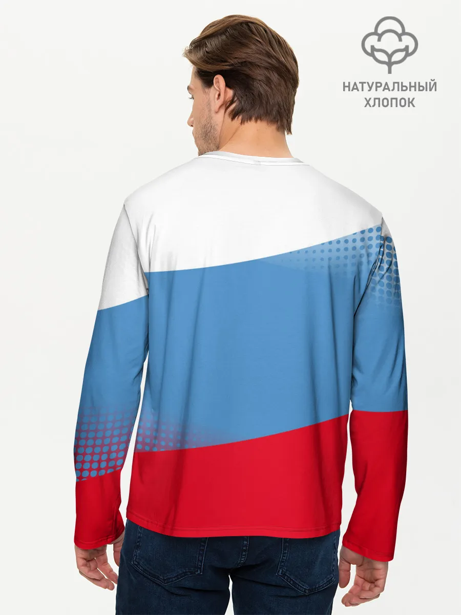 Мужской лонгслив базовый / Русский хоккей