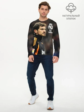 Мужской лонгслив базовый / Икер Касильяс