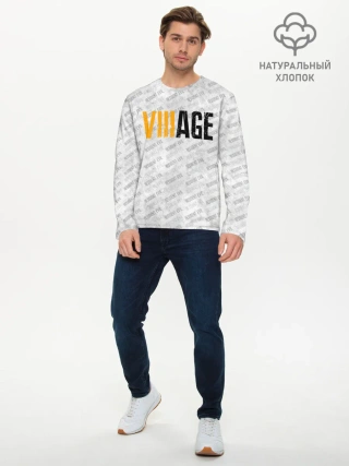 Мужской лонгслив базовый / VILLAGE | ДЕРЕВНЯ ОБИТЕЛЬ ЗЛА