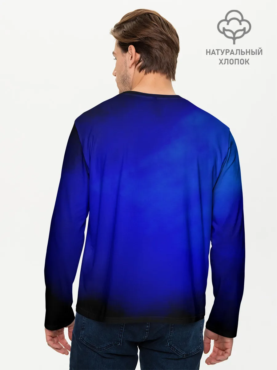 Мужской лонгслив базовый / Русалка скелет | Mermaid skeleton