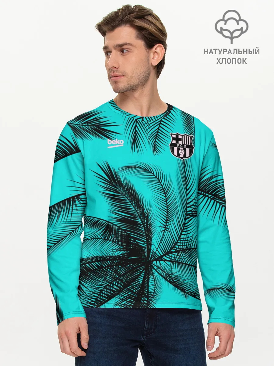 Мужской лонгслив базовый / FC Barcelona | Pre-Match