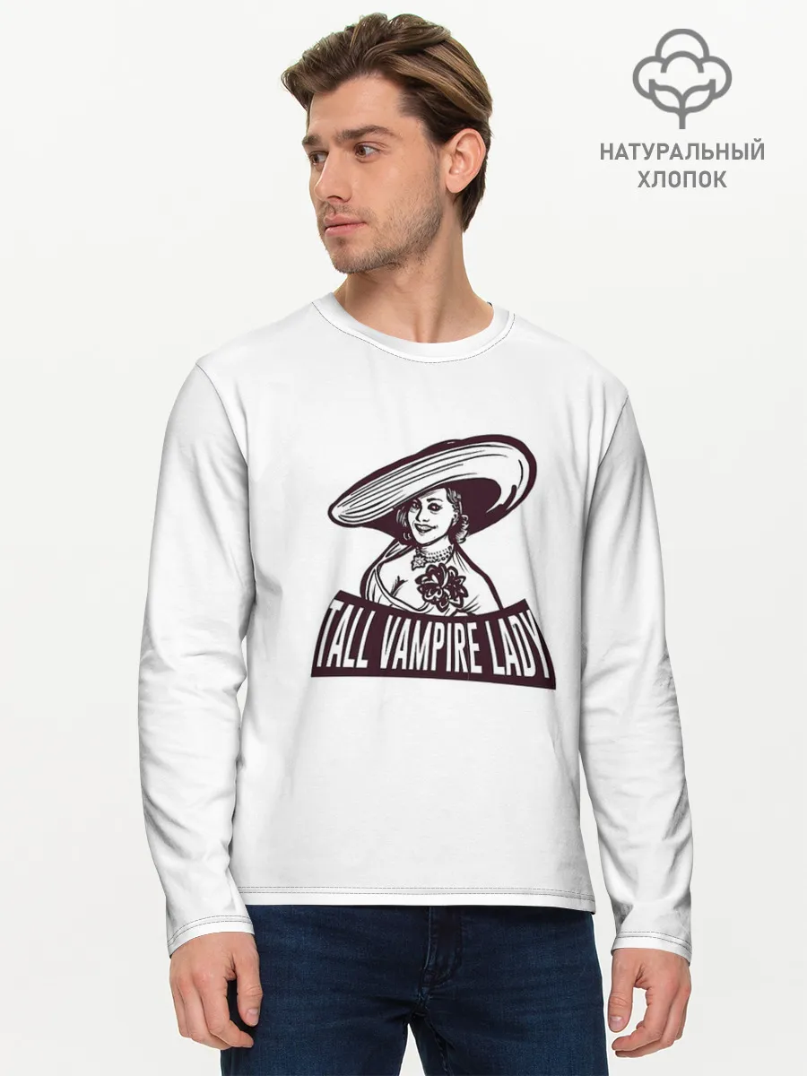 Мужской лонгслив базовый / Tall Vampire Lady