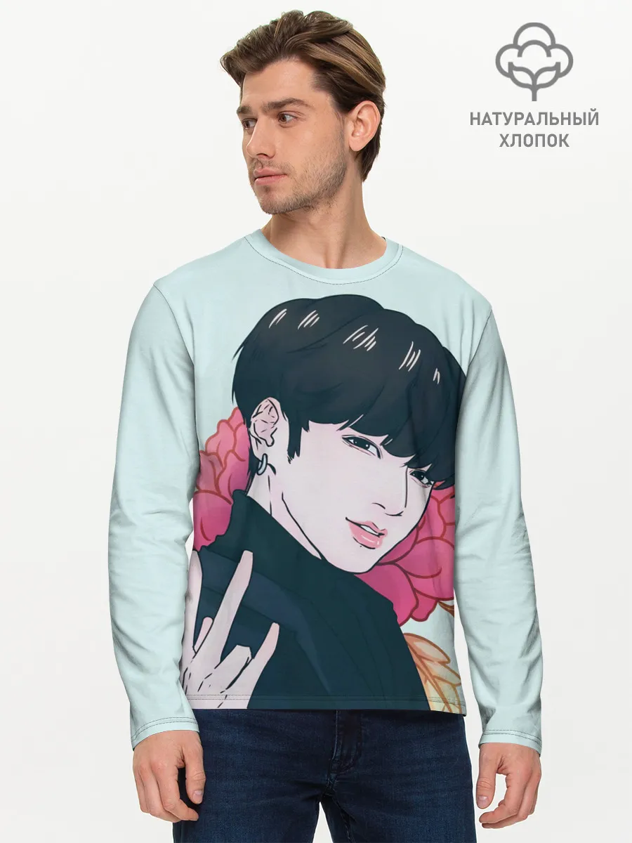 Мужской лонгслив базовый / Мин Юнги