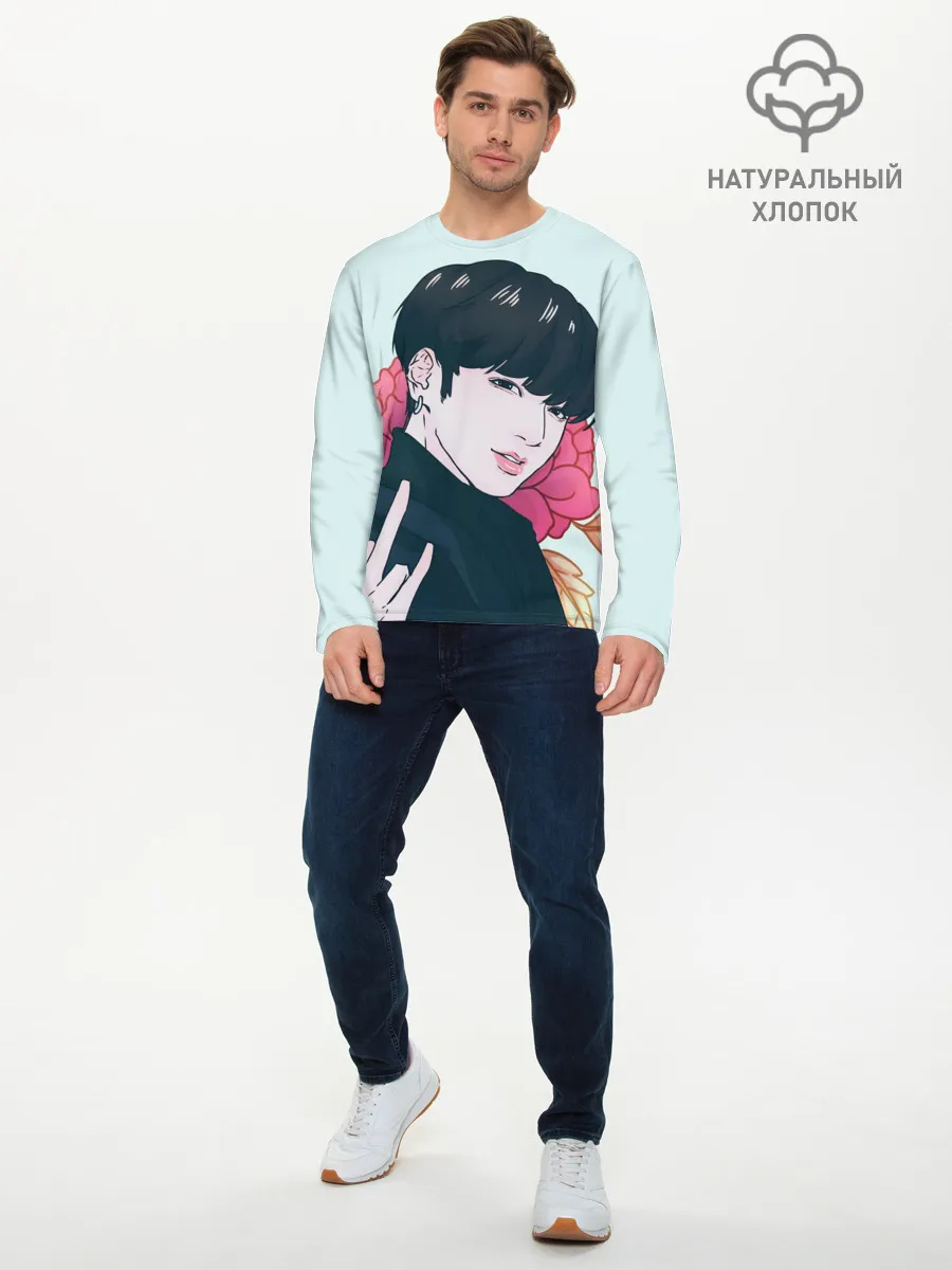 Мужской лонгслив базовый / Мин Юнги
