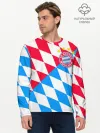 Мужской лонгслив базовый / ФК БАВАРИЯ / BAYERN / МЮНХЕН