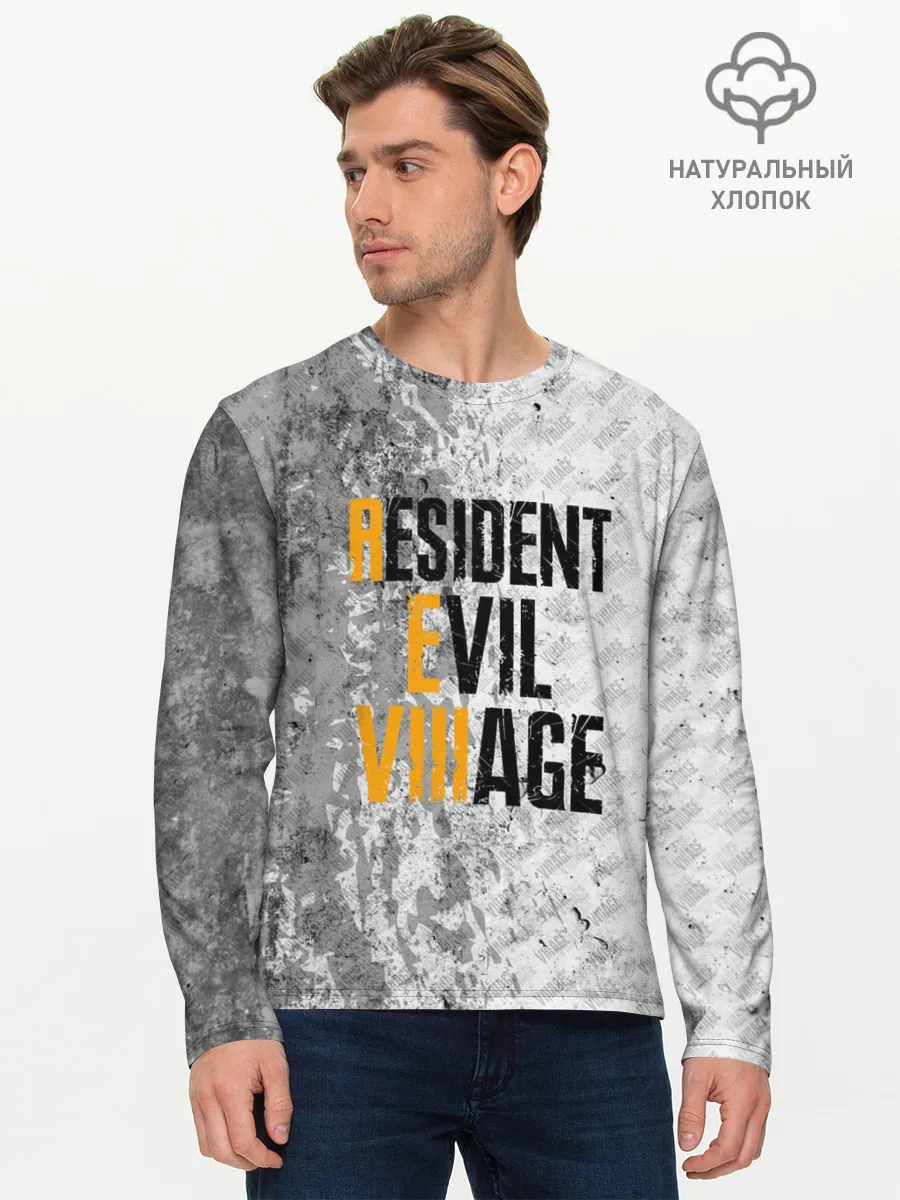 Мужской лонгслив базовый / RESIDENT EVIL VILLAGE | ГРАНЖ