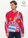 Мужской лонгслив базовый / ФК БАВАРИЯ / BAYERN / МЮНХЕН
