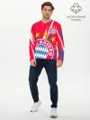 Мужской лонгслив базовый / ФК БАВАРИЯ / BAYERN / МЮНХЕН