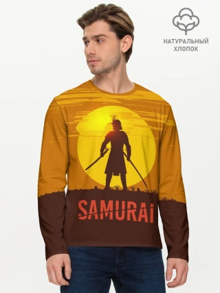 Мужской лонгслив базовый / САМУРАЙ