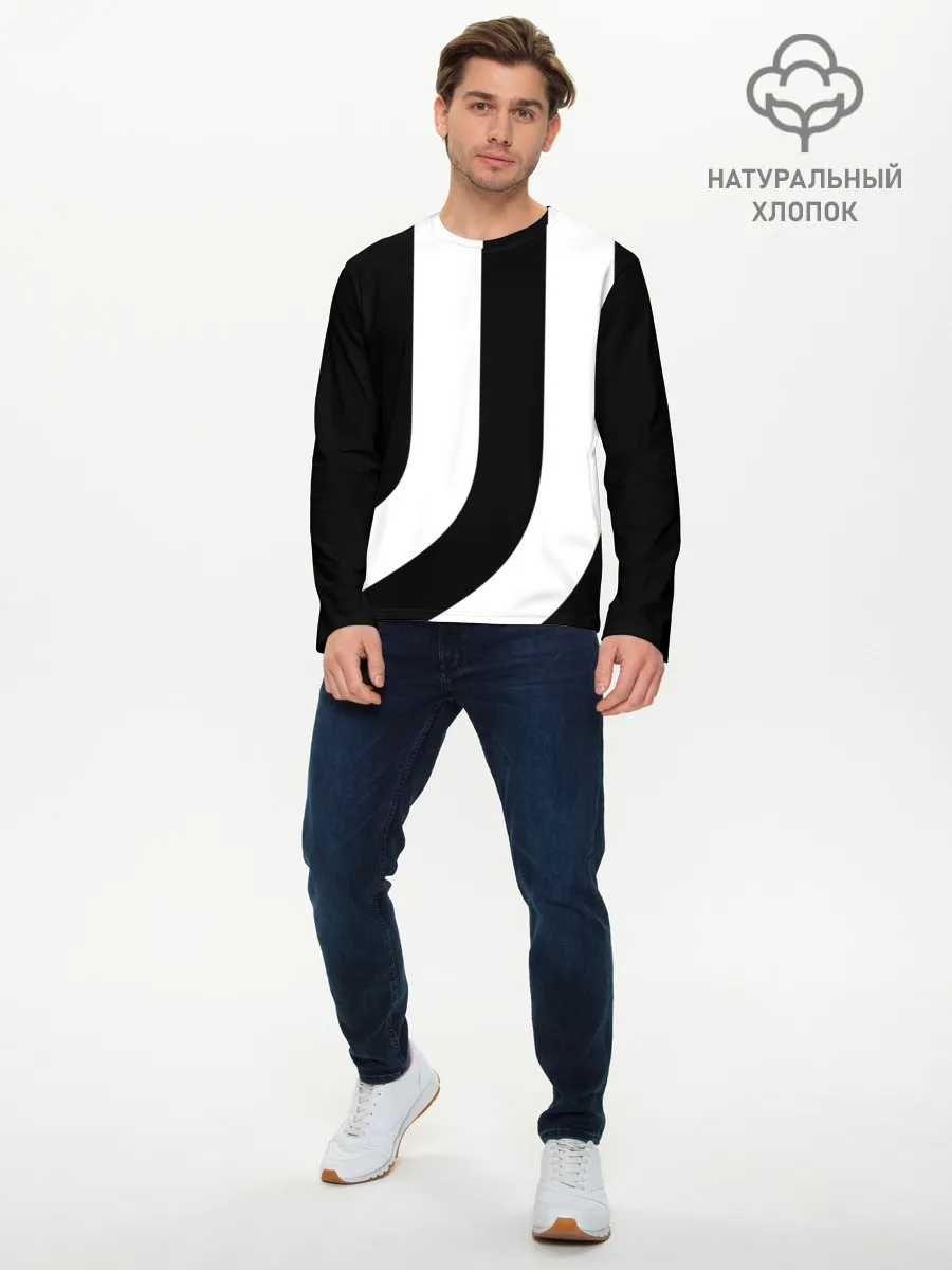 Мужской лонгслив базовый / Juventus | J