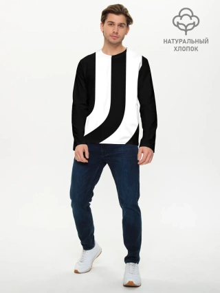 Мужской лонгслив базовый / Juventus | J