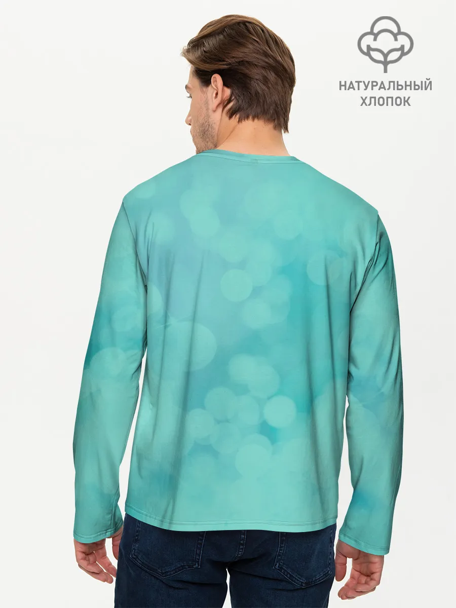 Мужской лонгслив базовый / Золотые рыбки