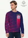 Мужской лонгслив базовый / ФК БАВАРИЯ / BAYERN / МЮНХЕН