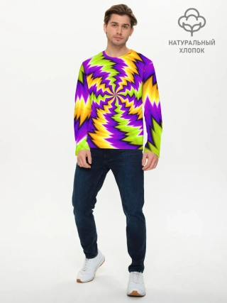 Мужской лонгслив базовый / ЛЕДЕНЕЦ / КОНФЕТА / КАРАМЕЛЬ