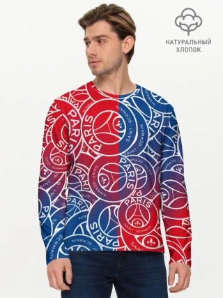 Мужской лонгслив базовый / ФК ПСЖ / PARIS SAINT GERMAIN