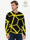 Мужской лонгслив базовый / Hexagon