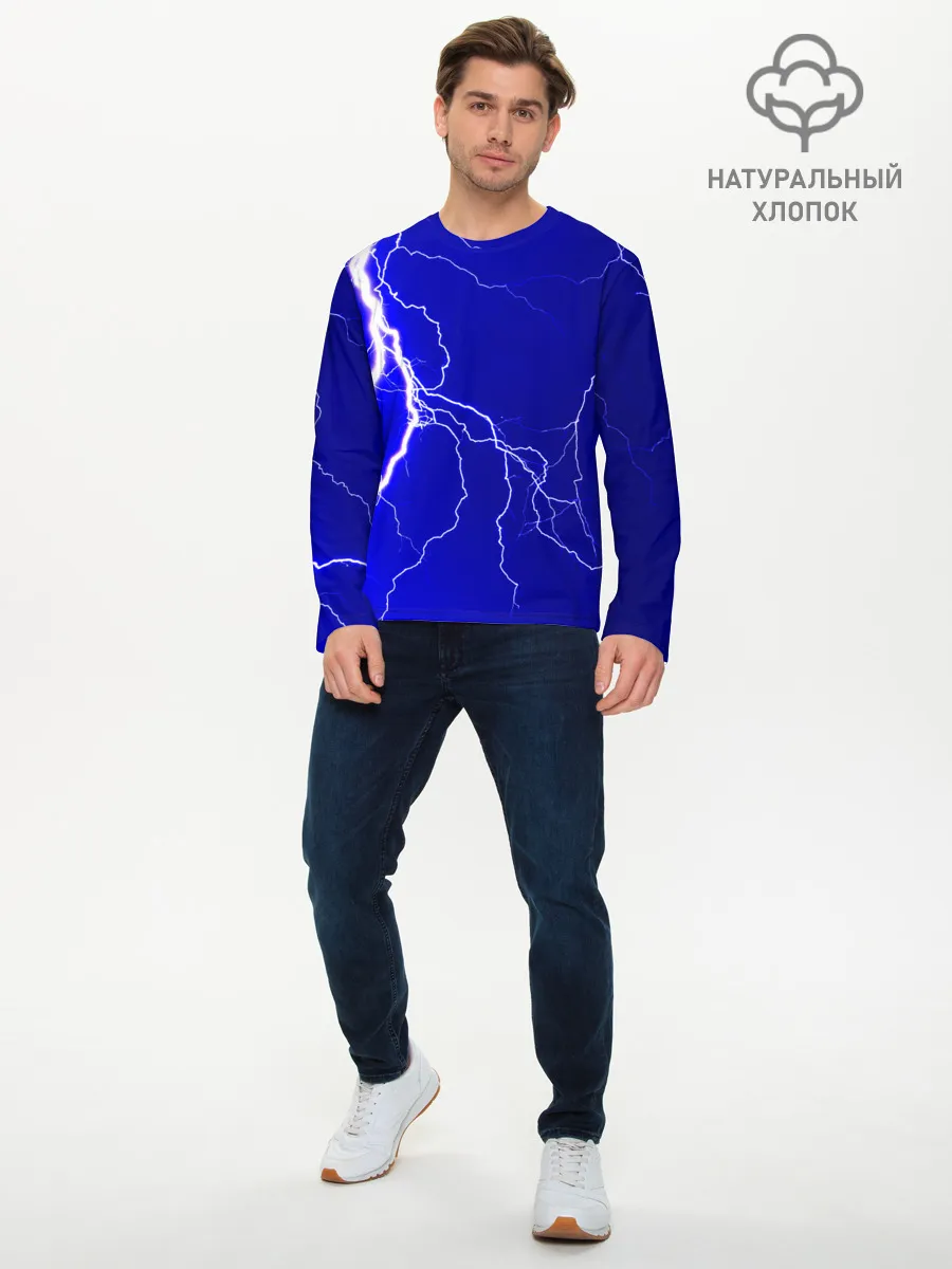 Мужской лонгслив базовый / Гроза