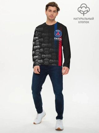Мужской лонгслив базовый / ФК ПСЖ / PARIS SAINT GERMAIN